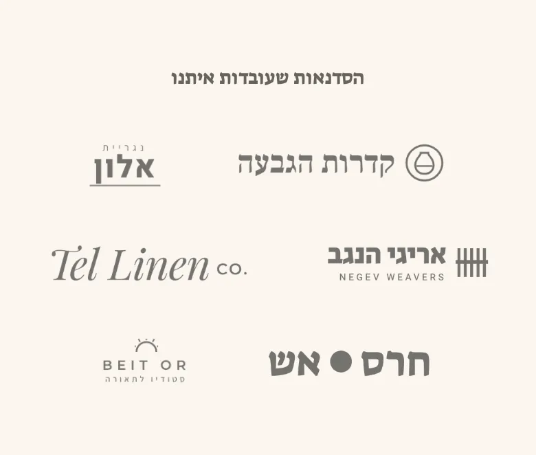 המקטע «רצועת לוגואים» בטלפון, בחנות הדמו חורש