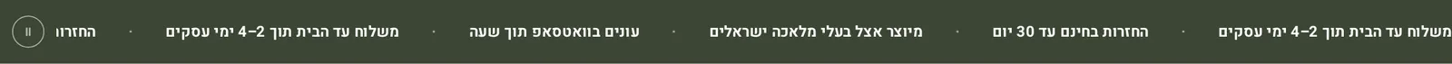 המקטע «רצועת טקסט נעה» במחשב, בחנות הדמו חורש